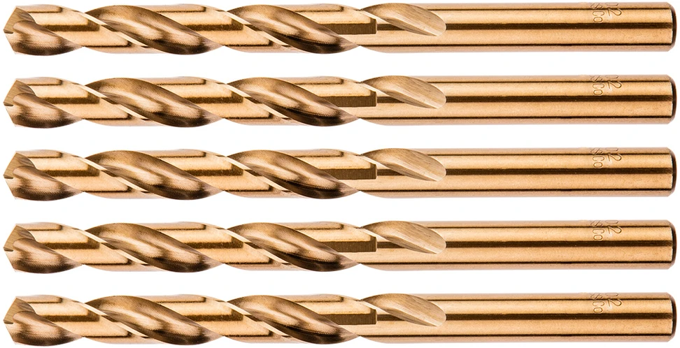 Grąžtas Neo Tools Wiertła HSS-Co metalo grąžtai 10,0 mm, 5 vnt.