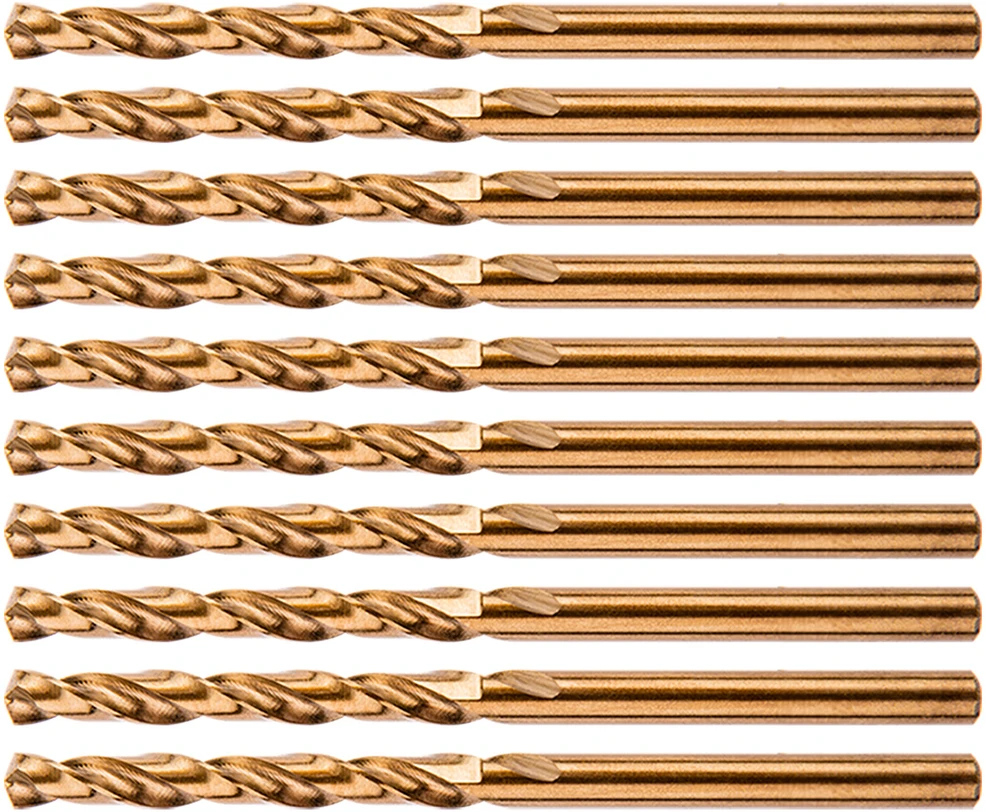 Grąžtas Wiertła HSS-Co metalo grąžtai 2,5 mm, 10 vnt.