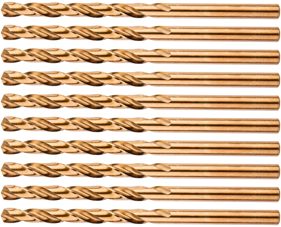 Grąžtas Wiertła HSS-Co metalo grąžtai 4,5 mm, 10 vnt.