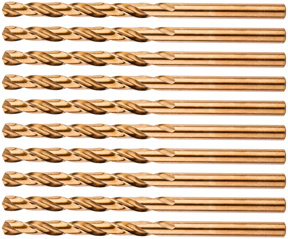 Grąžtas Wiertła HSS-Co metalo grąžtai 4,8 mm, 10 vnt.
