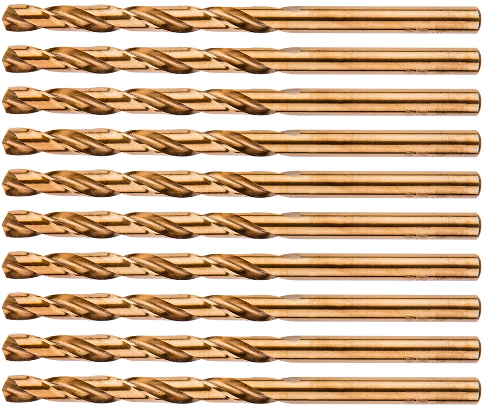 Grąžtas Wiertła HSS-Co metalo grąžtai 5,0 mm, 10 vnt.