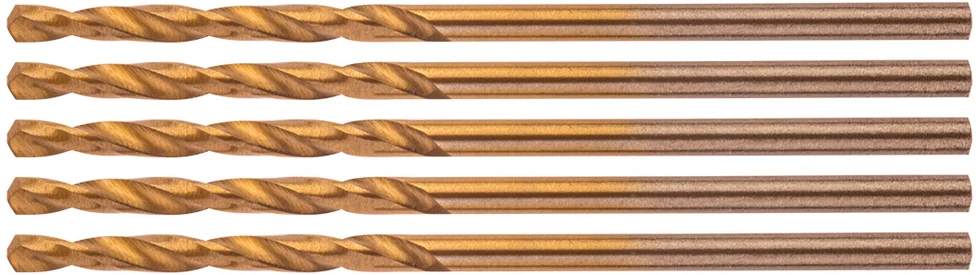 Wiertła HSS-TiN metalo grąžtai 2,0 mm, 5 vnt.