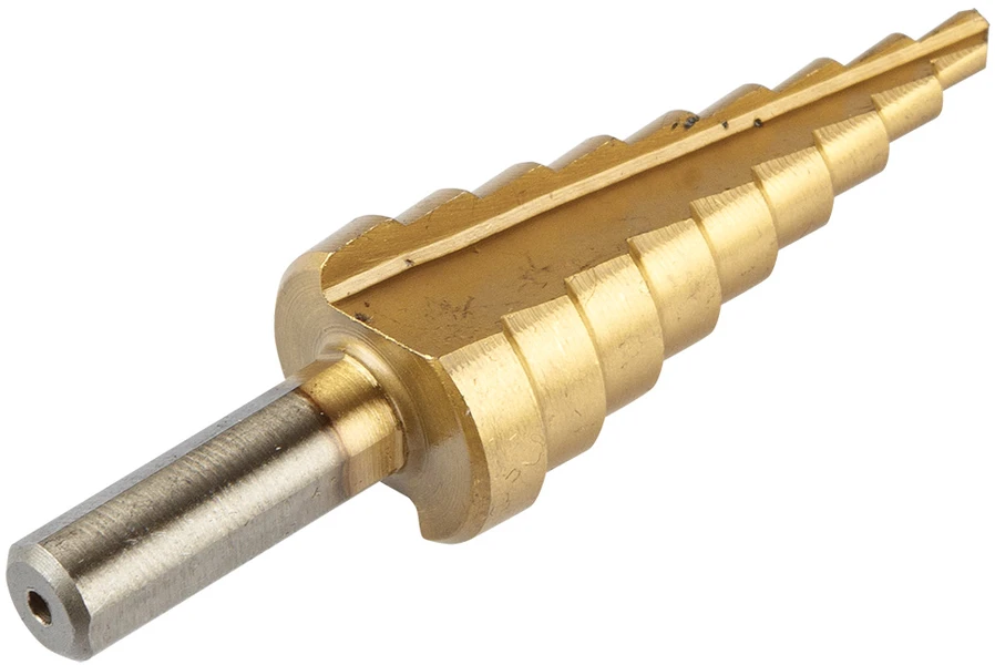 Wiertła Pakopiniai grąžtai: 4-12, 4-20, 4-32 mm, TiN, 3 vnt. rinkinys