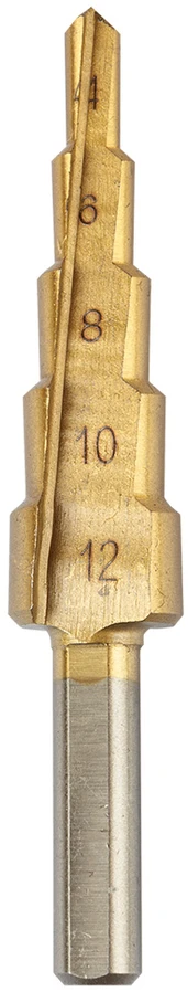 Wiertła Pakopiniai grąžtai: 4-12, 4-20, 4-32 mm, TiN, 3 vnt. rinkinys