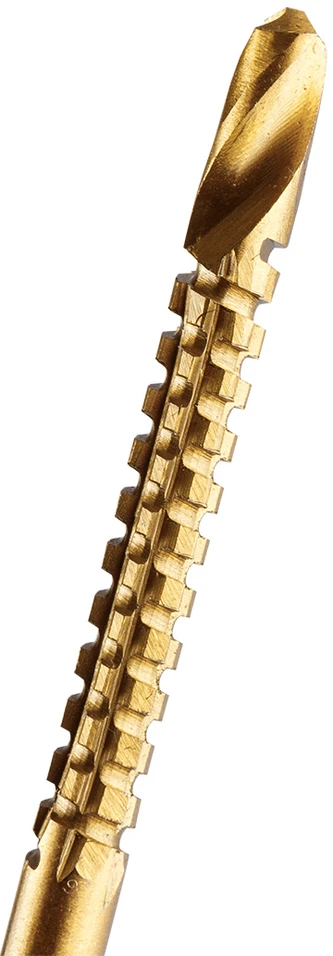Grąžtas Wiertła Pakopiniai grąžtai 4–12 mm, gręžtuvas 12,4 mm, freza 6x90 mm, įgilinimo skylė 8–20 mm TiN