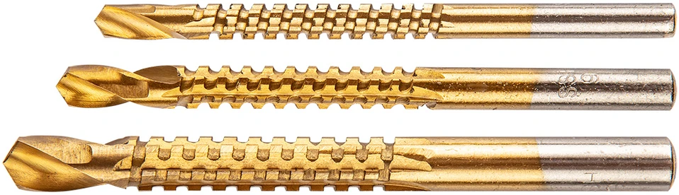 Neo Wierta Piy HSS-TiN pjūklų grąžtai, 5-8 mm, 3 vnt. rinkinys