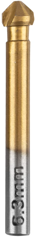 Grąžtas Wiertła TiN kūginiai įgilinamieji grąžtai nuožulnoms formuoti, 6,3–20,5 mm, 6 vnt. rinkinys