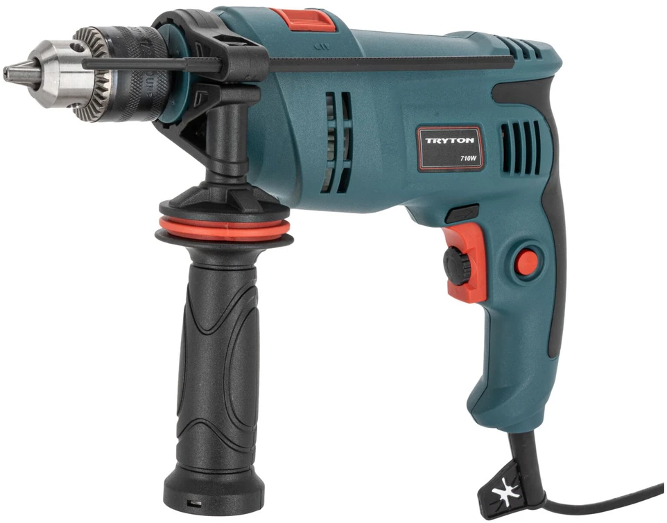 Tryton Smūginis gręžtuvas 710w  Raktas. 13 mm l / p
