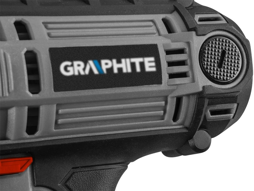 Graphite Wiertarko Wkretarka 300 W laidinis gręžtuvas-suktuvas, 10 mm savaime užsifiksuojantis griebtuvas, nešiojimo dėklas