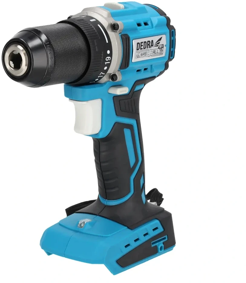 Dedra Wiertarko Wkretarka 50 nm 18 V bešepetėlinis kompaktiškas gręžtuvas-suktuvas