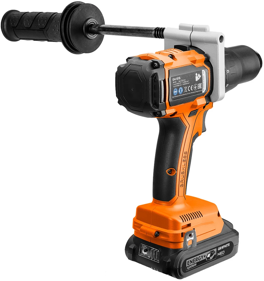 Neo Tools Wiertarko Wkretarka Bešepetis gręžtuvas-suktuvas su 100 Nm smūginiu sukimo momentu „Energy+ 18V“, be akumuliatoriaus