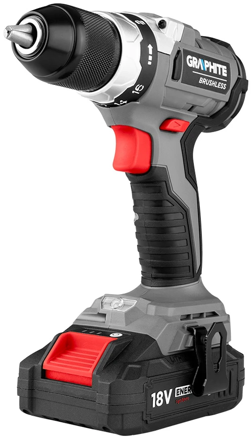 Suktuvas-gręžtuvas Graphite 58G019; 18 V (be akumuliatoriaus ir pakrovėjo)