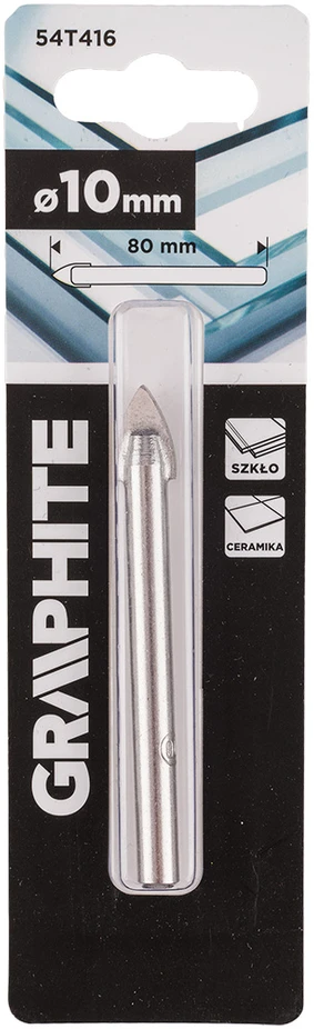 Wiertło 10 mm stiklo grąžtas