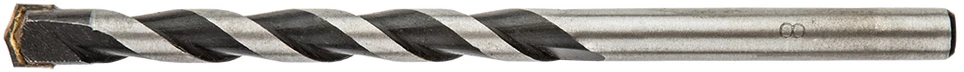 Wiertło 8 x 120 mm betono grąžtas, drugelio formos antgalis