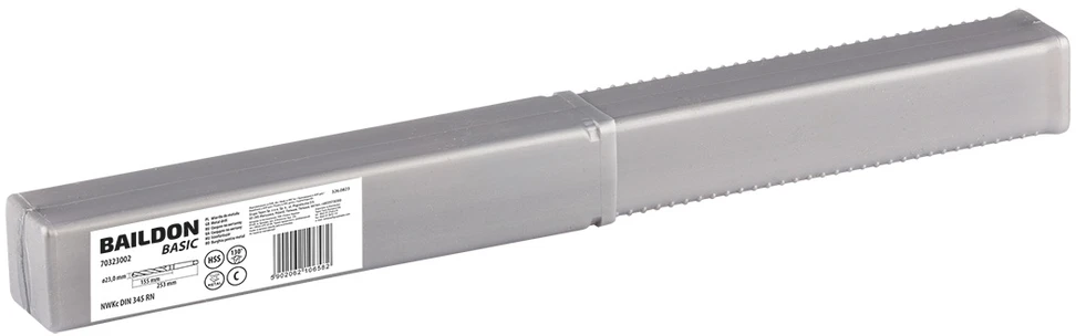 Wiertło Baildon BASIC DIN 345 ​​​​RN NWKc 23 mm metalo grąžtas, HSS (S), 253–155 mm