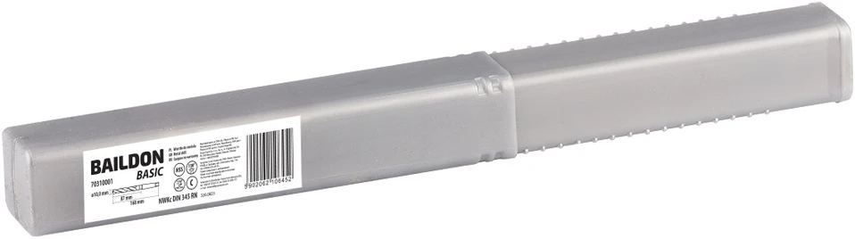 Wiertło „Baildon BASIC DIN 345 ​​​​RN NWKc“ 10 mm metalo grąžtas, HSS (S), 168–87 mm