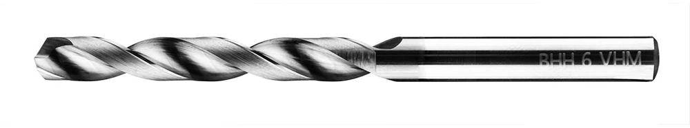 Wiertło Baildon DIN 6537 L WK5 kietmetalio grąžtas 4,5 mm, VHM TiAlN, 74–36 mm