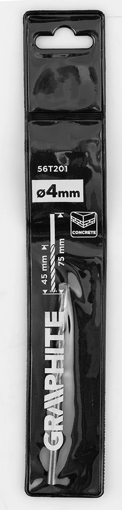 Graphite Wiertło Betono grąžtas 4 x 75 mm