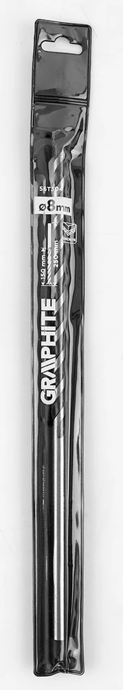 Graphite Wiertło Betono grąžtas 8 x 250 mm, šlifuotas