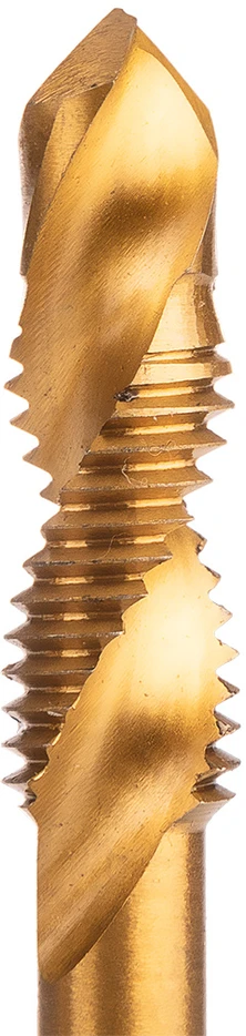 Grąžtas Wiertło HSS TiN sriegiklis, M10 x 1,5 mm, šešiakampis