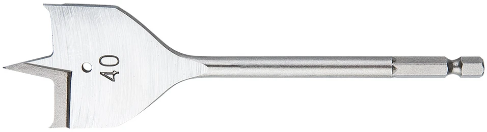 Wiertło Medienos kastuvo formos grąžtas, 40 x 152 mm