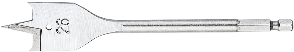 Wiertło Medienos kastuvo formos grąžtas, 26 x 152 mm