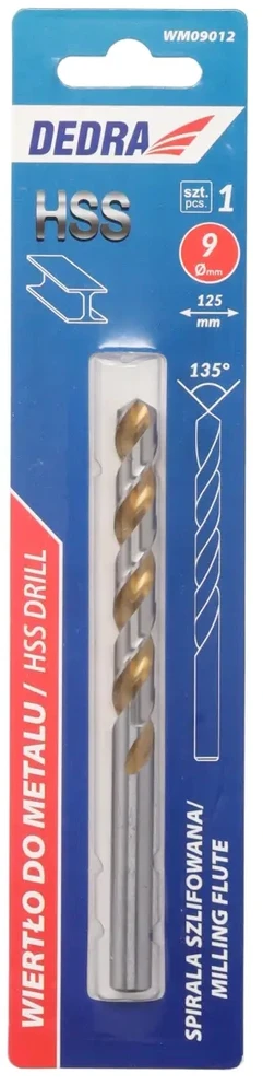 Grąžtas Dedra Grtas metalui 1 vnt HSS DIN338 90x152mm