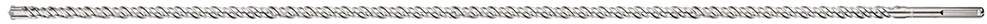 Wiertło SDS Max betono grąžtas, 24 x 1200 mm, S4, quatro