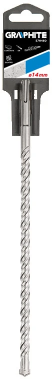 Grąžtas betonui Graphite SDS+ 57H460, 14x350 mm