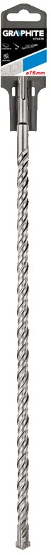 Grąžtas betonui Graphite SDS+ 57H478, 16x600 mm