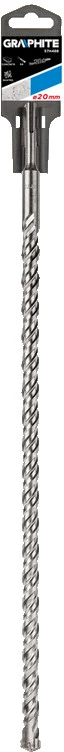 Grąžtas betonui Graphite SDS+ 57H488, 20x600 mm