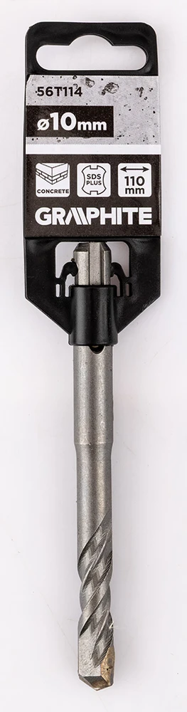 Graphite Wiertło SDS Plus dvigubas spiralinis betono grąžtas 10 x 110 mm