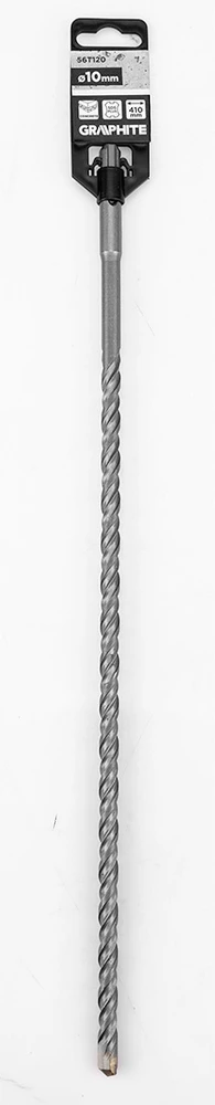Wiertło SDS Plus dvigubas spiralinis betono grąžtas 10 x 410 mm