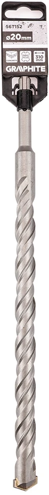 Wiertło SDS Plus dvigubas spiralinis betono grąžtas 20 x 310 mm