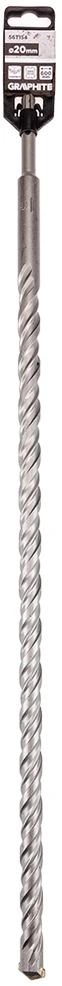 Wiertło SDS Plus dvigubas spiralinis betono grąžtas 20 x 600 mm