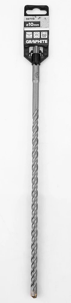 Wiertło SDS Plus dvigubas spiralinis betono grąžtas 10 x 350 mm