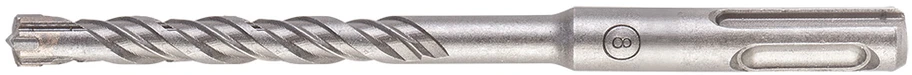 Wiertło SDS Plus gelžbetonio grąžtas 8 x 160 mm, keturių dalių