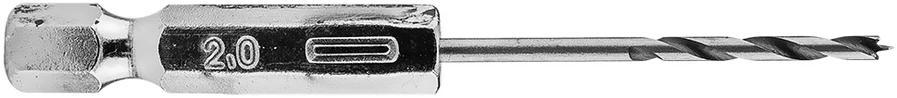 Graphite Wiertło Šešiakampis medienos grąžtas 2,0 mm