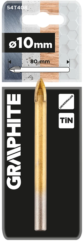 Wiertło TiN universalus grąžtas, 10 mm