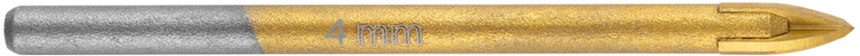 Wiertło TiN universalus grąžtas, 4 mm