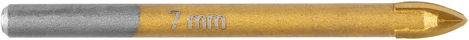 Wiertło TiN universalus grąžtas, 7 mm