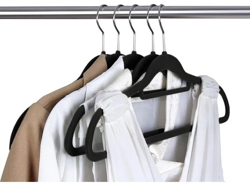 Clothes hanger 20pcs - juodas Ruhhy 22536