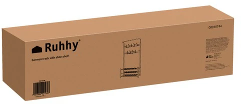 Iso Trade Drabužiu kabykla - kabykla su batu lentyna 15744