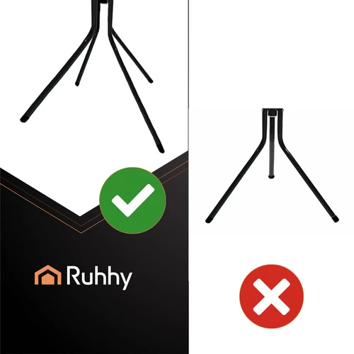 Standing coat rack 170cm - juodas Ruhhy 26362