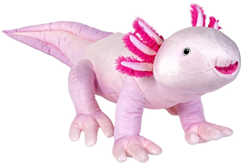 „Wild Republic“ – pliušinis žaislas „Jumbo Eco Cuddlekins“ 76 cm dydžio aksolotlis (808044)