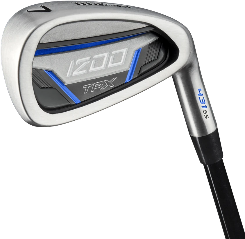 Wilson – 1200 TPX grafito golfo komplektas su 10 lazdų ir krepšiu – mėlynas