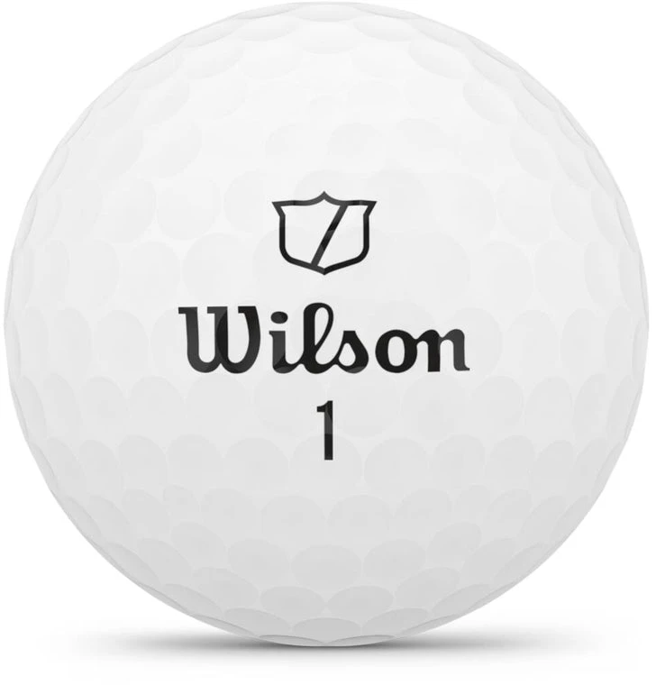 Wilson – 2025 Triad golfo kamuoliukai – balti – 12 vnt. pakuotėje