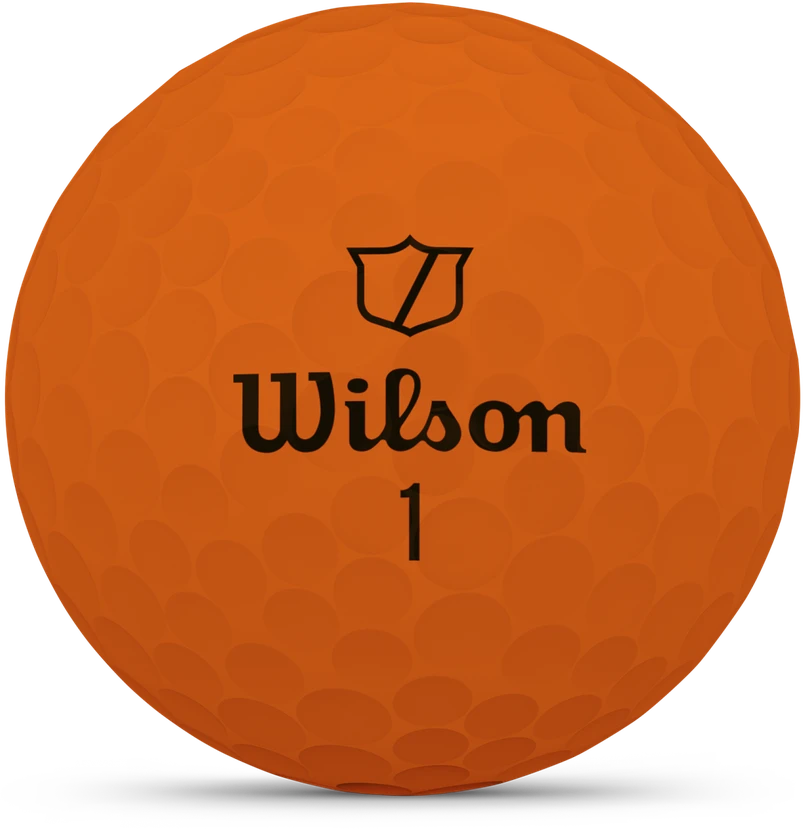 Wilson DUO minkštas golfo kamuoliukas – oranžinis – 12 kamuoliukų