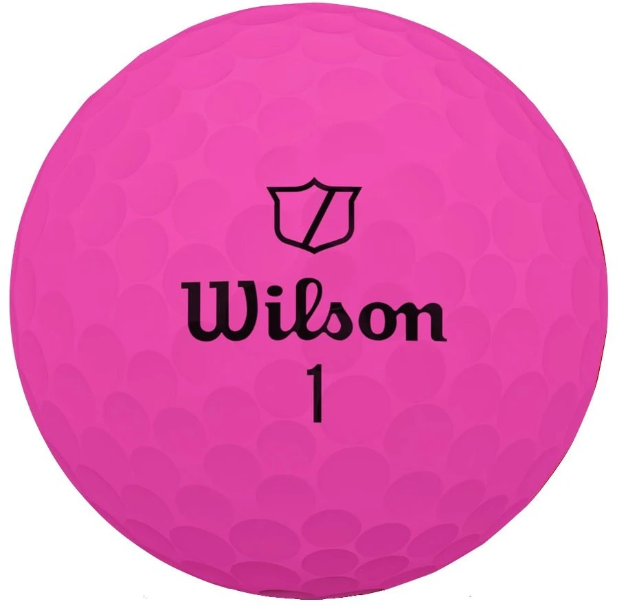 Wilson - Duo minkštas golfo kamuoliukas, rožinis, 12 kamuoliukų