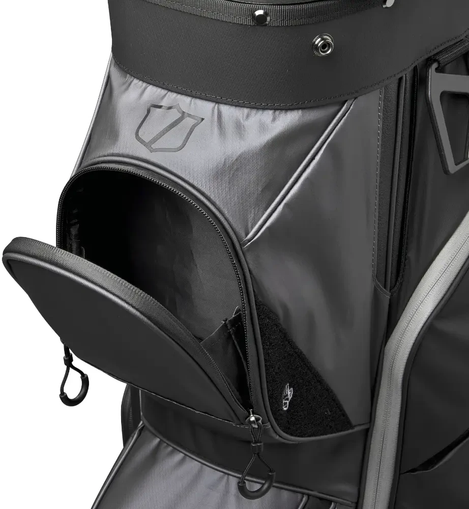 Wilson – „I-Lock 4 Dry“ golfo vežimėlio krepšys – juodas/pilkas